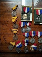 Large lot of swimmers medals