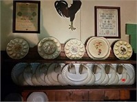 Lot of egg plates