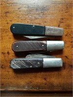 3 Barlow knives