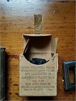 Italian ammo clips, tin, compass
