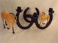 Horses, Horseshoe Candle Stand