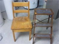 Useful Pair - Chair & Stepladder