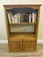 Oak Bookshelf & Storage