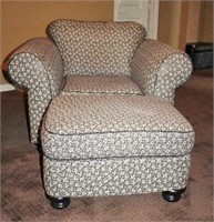 Oversized Chair and Ottoman