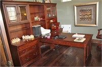Large Four Piece Office Desk