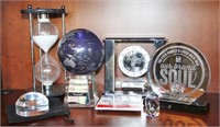 Selection of Glass Home Office Accessories