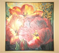 Vibrant Framed Poppy Print