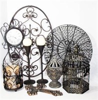 Selection of Wrought Iron Home Décor
