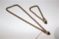Necklace & bracelet set,