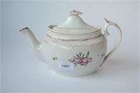 Antique Newhall pottery teapot,