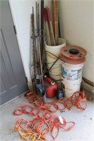 Posts, buckets, and cords