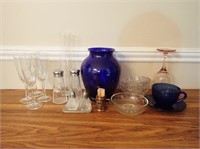 Champagne Flutes, S&P Shakers, Vase & More