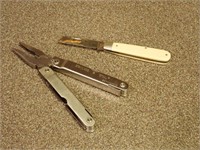 Vtg Schrade N.Y. USA Knife & Multi Function Tool