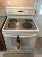 GE Profile Performance White Flat Top Cook Stove