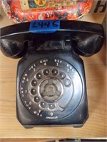 1950'S BLACK ROTARY PHONE