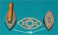 Myers Patent miniature sad iron