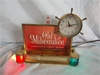 Old Milwaukee Nautical Lighted Chime Clock