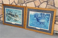 2 Cynthie Fisher Ltd Ed Wildlife Prints Elk & Deer