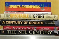 GROUP OF (6) BOOKS: THE NFL CENTURY, GLORY OF OLD