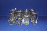 (16) VARIOUS INDIANAPOLIS SPEEDWAY GLASSES, '62 -