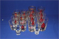 (18) VARIOUS  TERRE HAUTE HULMAN CLASSIC GLASSES