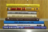 GROUP OF (8) BOOKS: DRIVERS OF NASCAR, HOGH SPPED