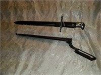 1899 Krag US Bayonet with Scabbard and frog

9