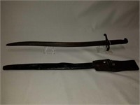 1861-64 CSA Bayonet French 42 Hict Mod Brit
