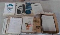 Variety of Chevy dealership papers from 1970's
