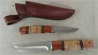2 knives with a sheath