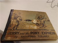 Vintage 1936 Pony Express Western Kids Book