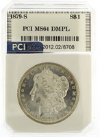 1879-S MS64 DMPL Morgan Silver Dollar