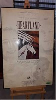 Heartland the movie poster signed by the cast