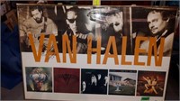 Signed Van Halen poster