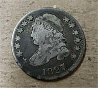 1827 U.S 10-Cent Coin