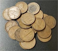 (21) U.S Wheat Pennies