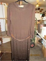 Vintage Ladies Beaded Dress by Gloria Dale