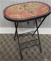 Small Mosaic Glass End Table