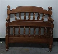 (2)  Maple Twin Bed Frames & Rails