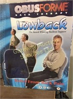 Obus form low back backrest support