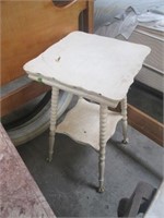 Vintage Two Tier Claw Foot Table