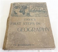 Vintage Fryes "First Steps in Geography" Book