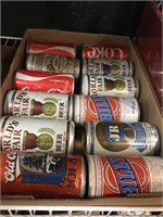 collectible beer cans