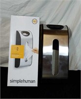 Pair of simple human grocery bag dispensers this