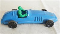Vintage Plastic Toy Race Car with Driver