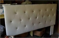 Off white headboard approx 63 inches wide