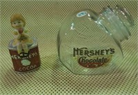 Hershey's chocolate canister & bell