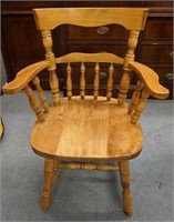 Very Solid Oak Side Chair