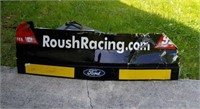 CARL EDWARDS SIGNED Ford sheet metal bumper from