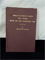 Annals of Webster county WVA book
